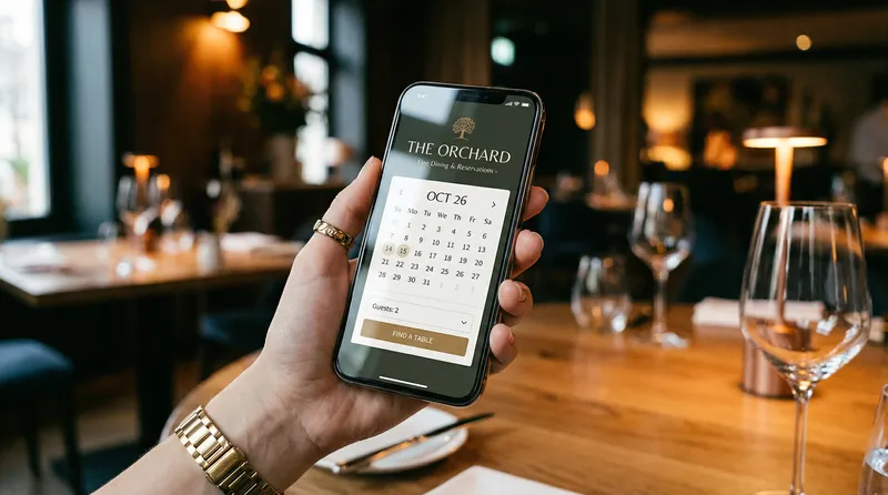 Landing page de réservation restaurant optimisée